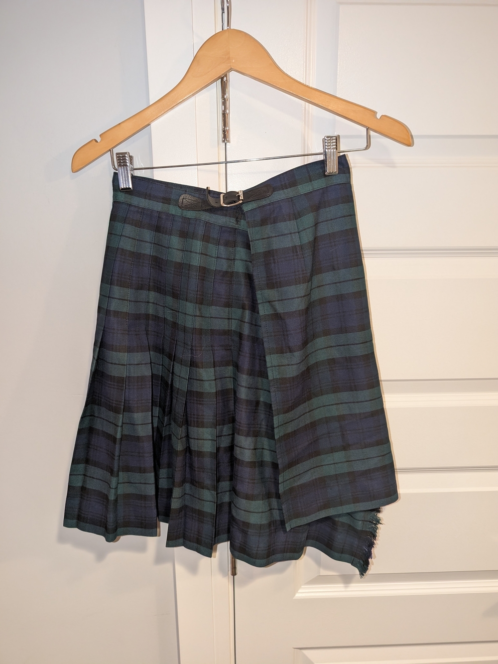 Vintage Tartan School Pleated Kilt Skirt – Plaid Wrap Skirt